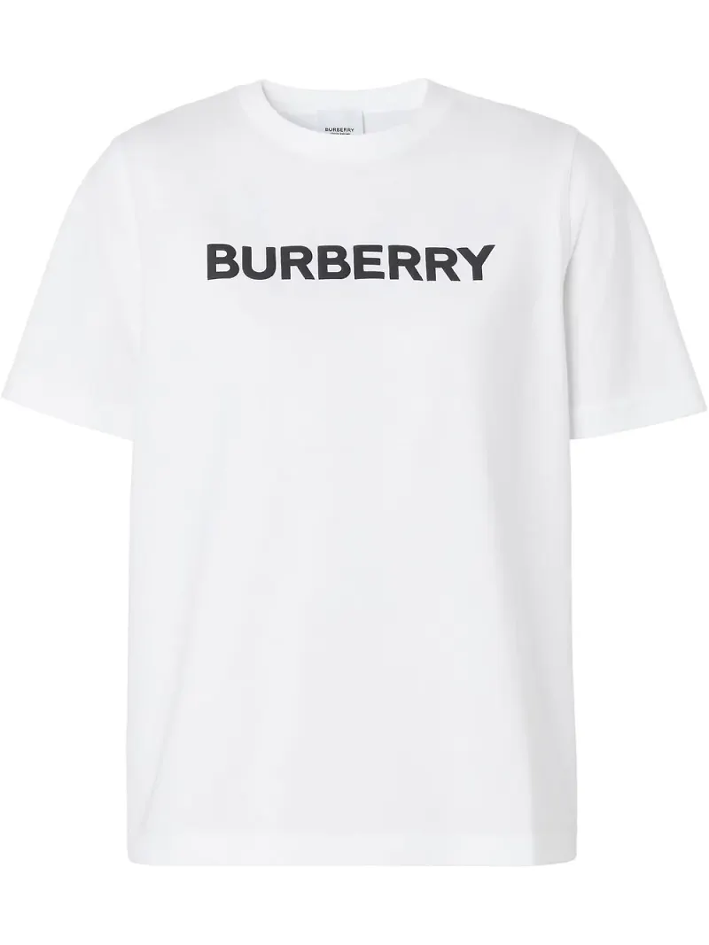Burberry t-shirt med logotyp - Vit