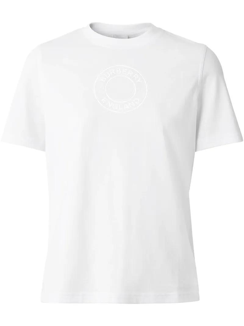 Burberry t-shirt med logotyp - Vit