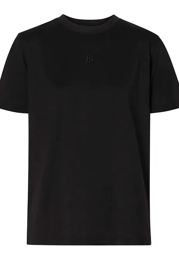 Burberry t-shirt med monogram - Svart