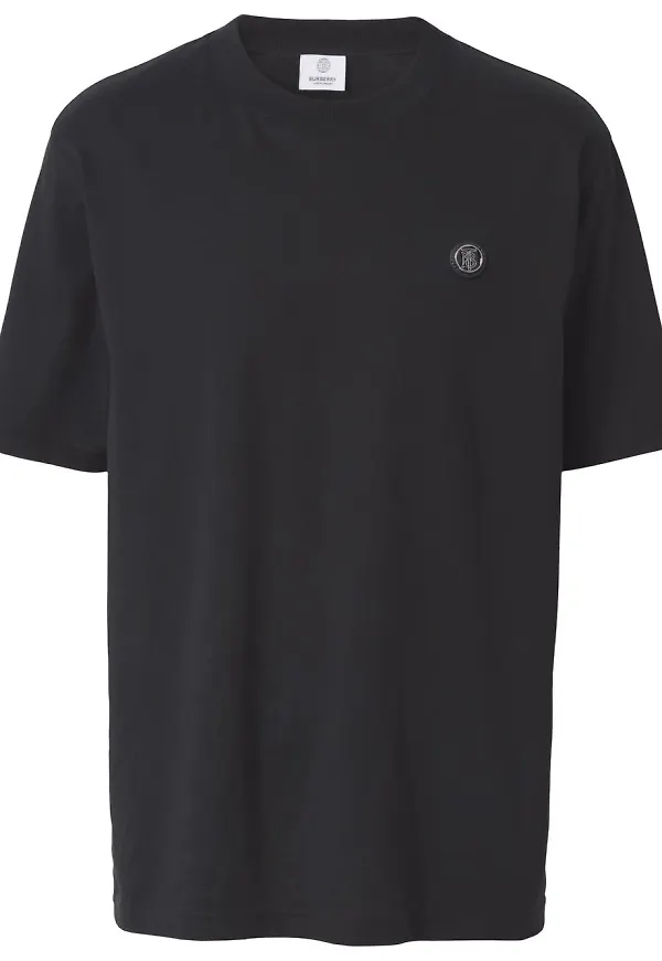 Burberry t-shirt med monogram - Svart