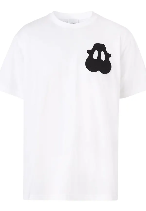 Burberry t-shirt med monstertryck - Vit
