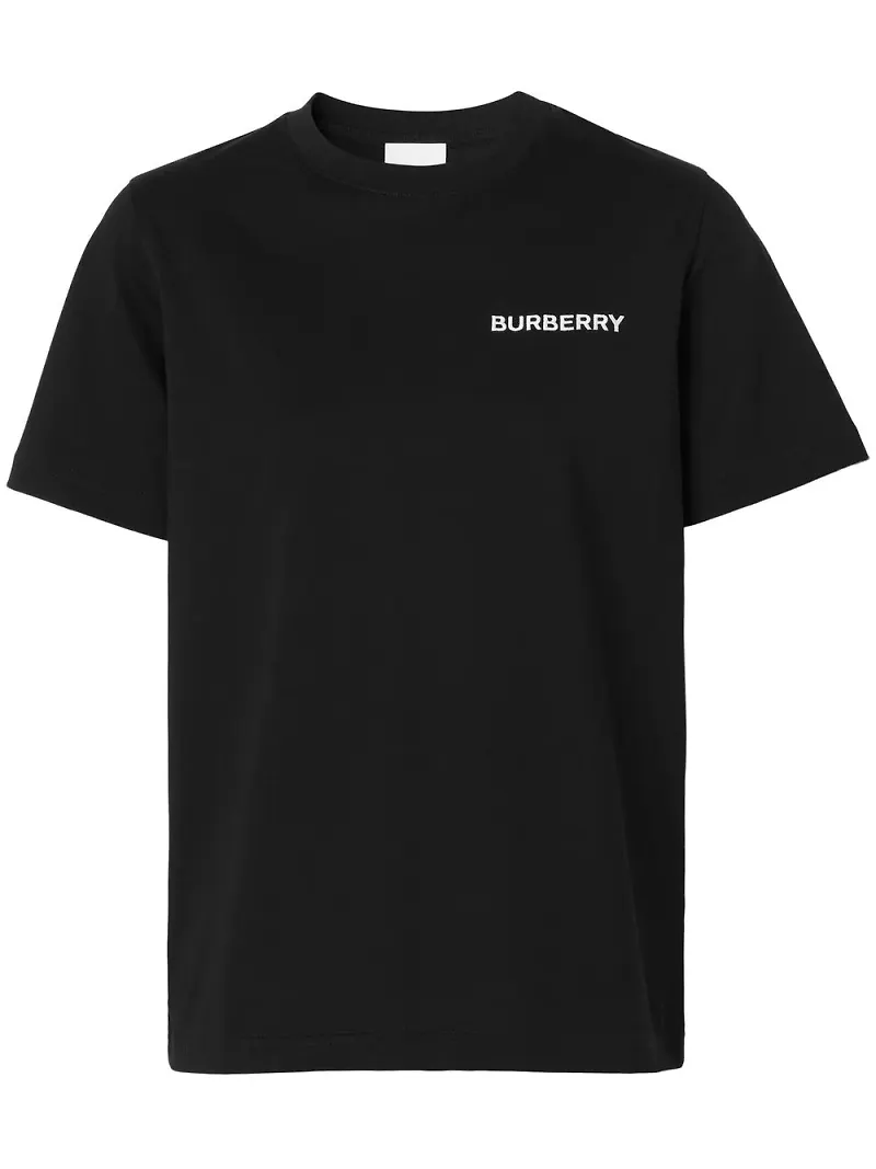 Burberry TB t-shirt med monogram - Svart