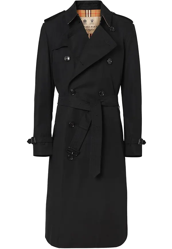 Burberry The Long Kensington Heritage trenchcoat - Svart