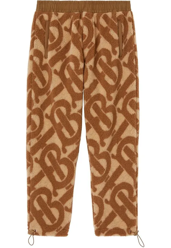 Burberry trackpants med monogram - Neutral