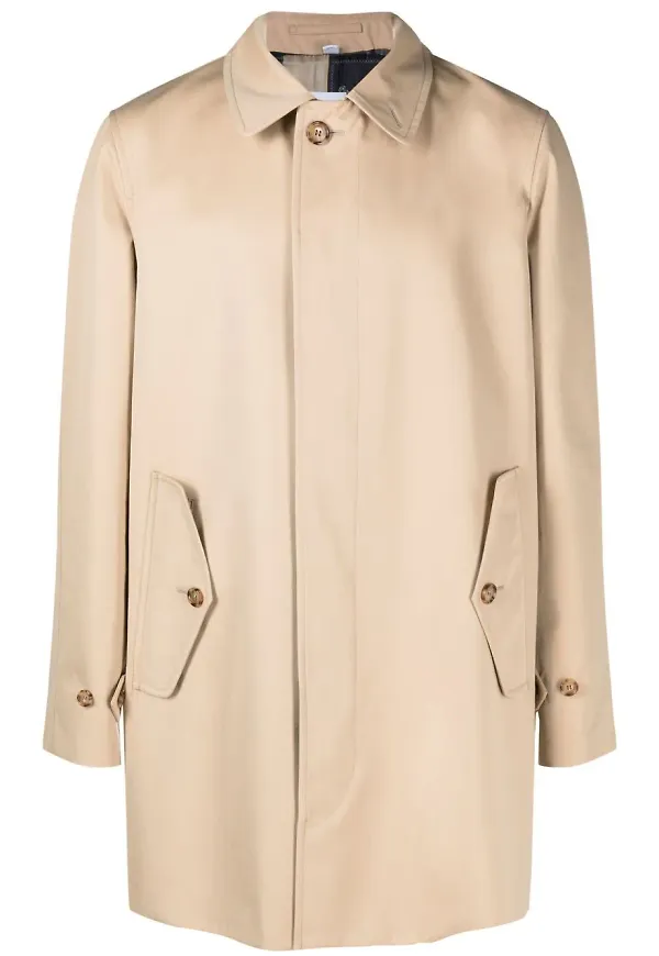 Burberry trenchcoat i midimodell - Neutral