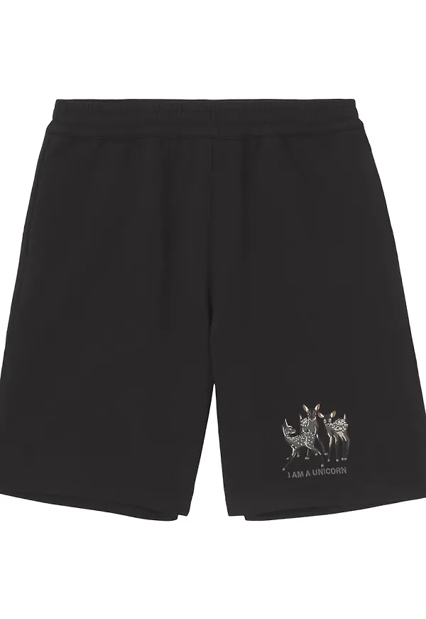 Burberry träningsshorts med brodyr - Svart