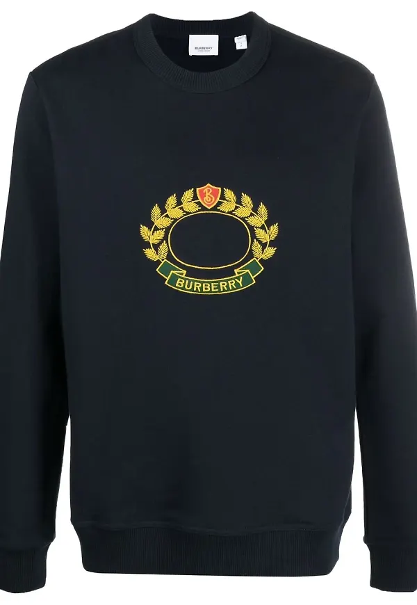 Burberry tröja med eklöv - Blå