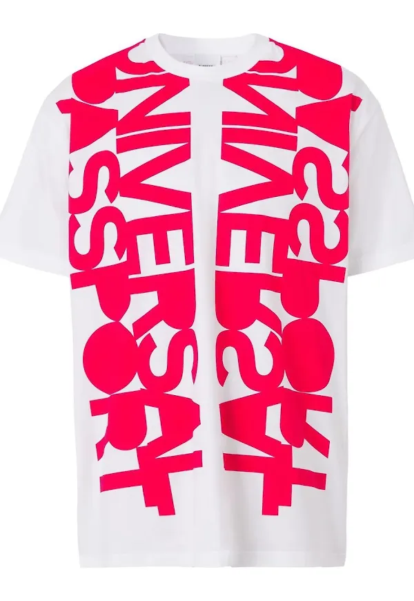 Burberry Universal Passport t-shirt - Vit