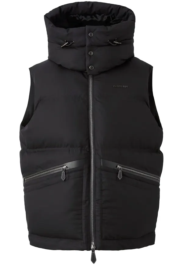 Burberry vadderad väst - Svart