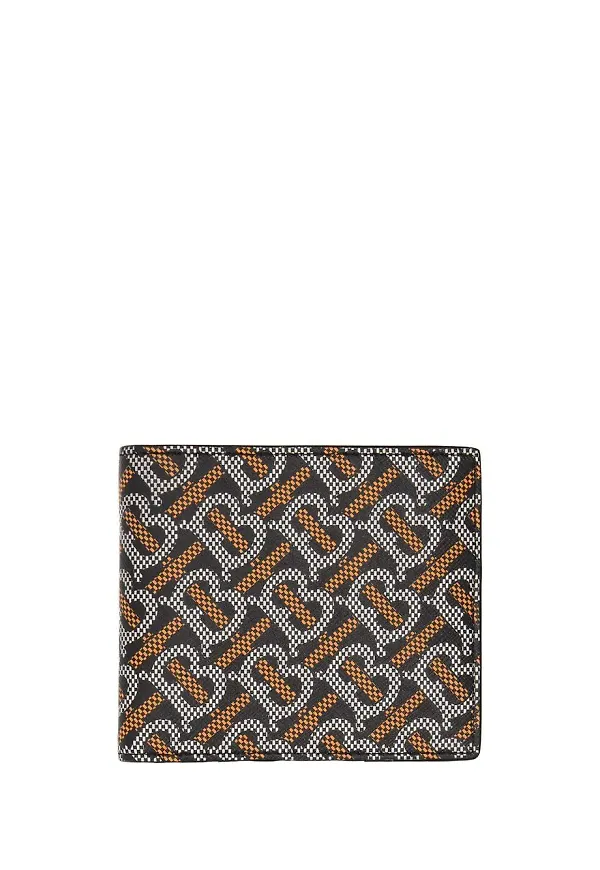 Burberry vikt plånbok med monogram - Svart