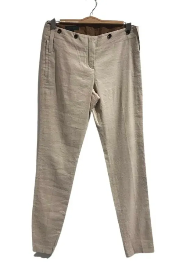 Burberry Vintage - Vintage Byxor - Beige - Dam - Storlek: M
