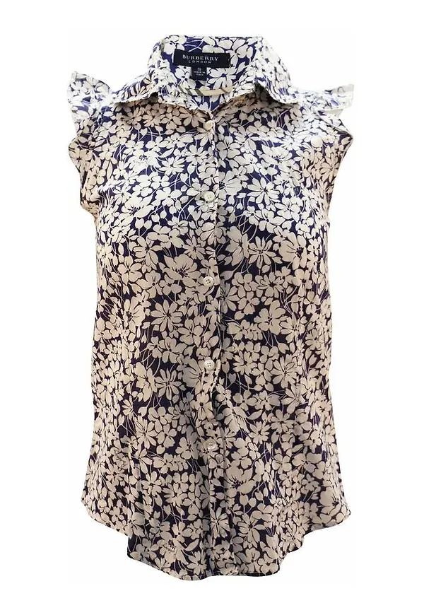 Burberry Vintage - Vintage Toppar - Beige - Dam - Storlek: S