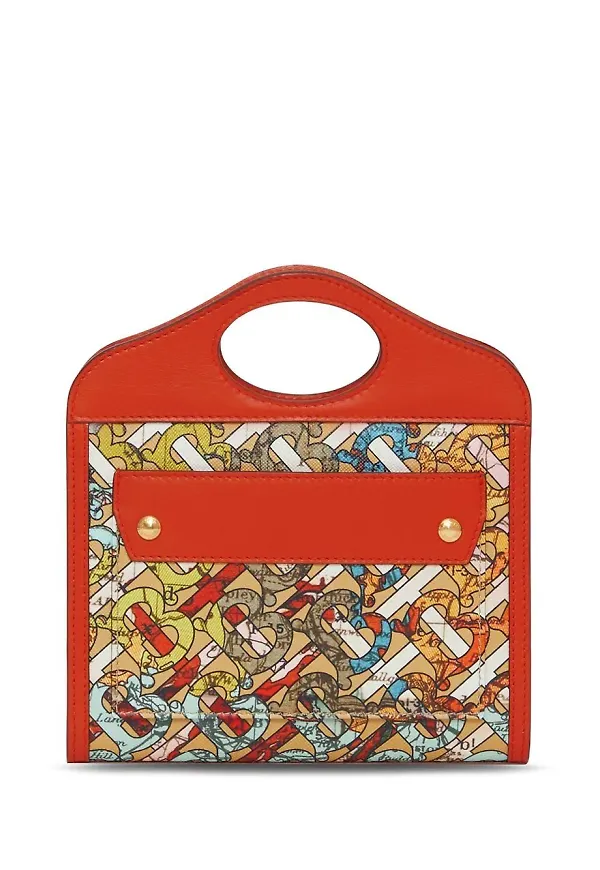 Burberry väska med monogram - Röd