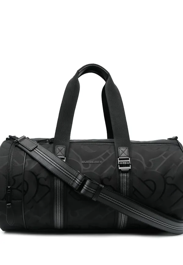 Burberry weekendväska med monogram - Svart