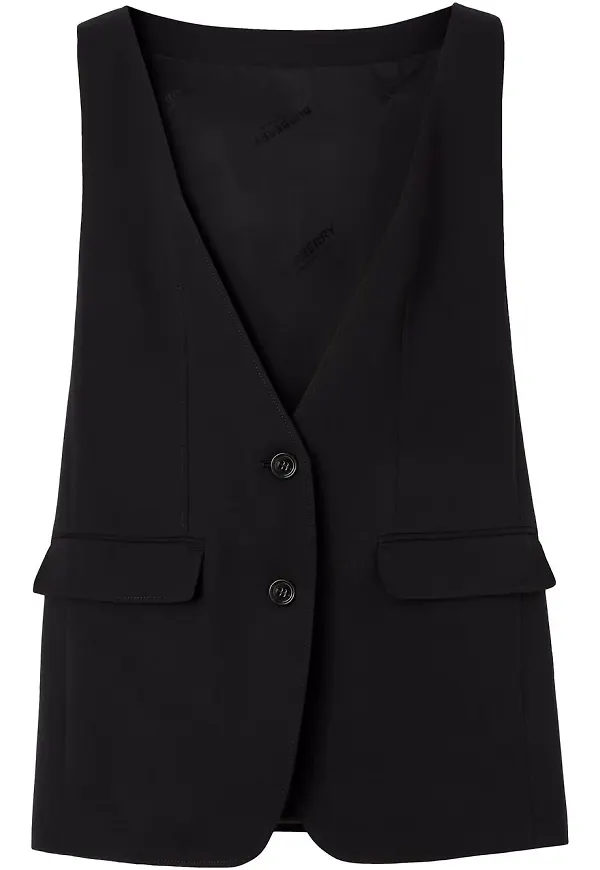 Burberry ärmlös jacka - Svart