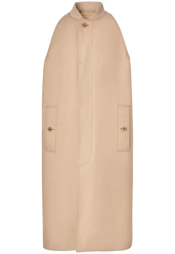 Burberry ärmlös rock i gabardin - Brun