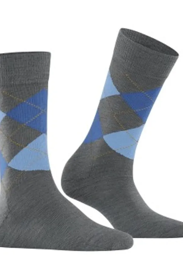 Burlington Strumpor 3P Marylebone Wool Socks Grå Strl 36/41 Dam
