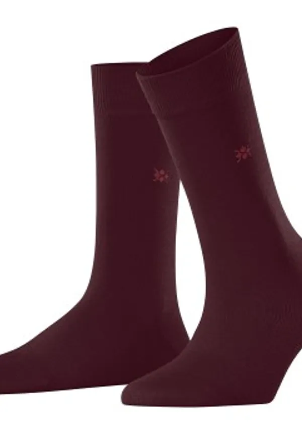 Burlington Strumpor Bloomsbury Wool Sock Bordeaux Strl 36/41 Dam