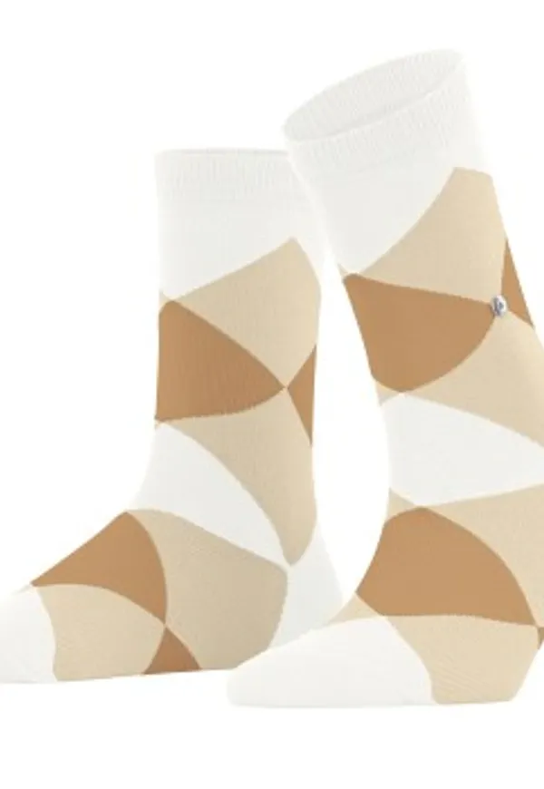 Burlington Strumpor Bonnie Sock Benvit Strl 36/41 Dam