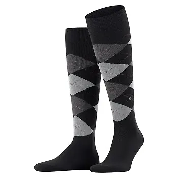 Burlington Strumpor King Knee High Sock Svart Strl 40/46 Herr