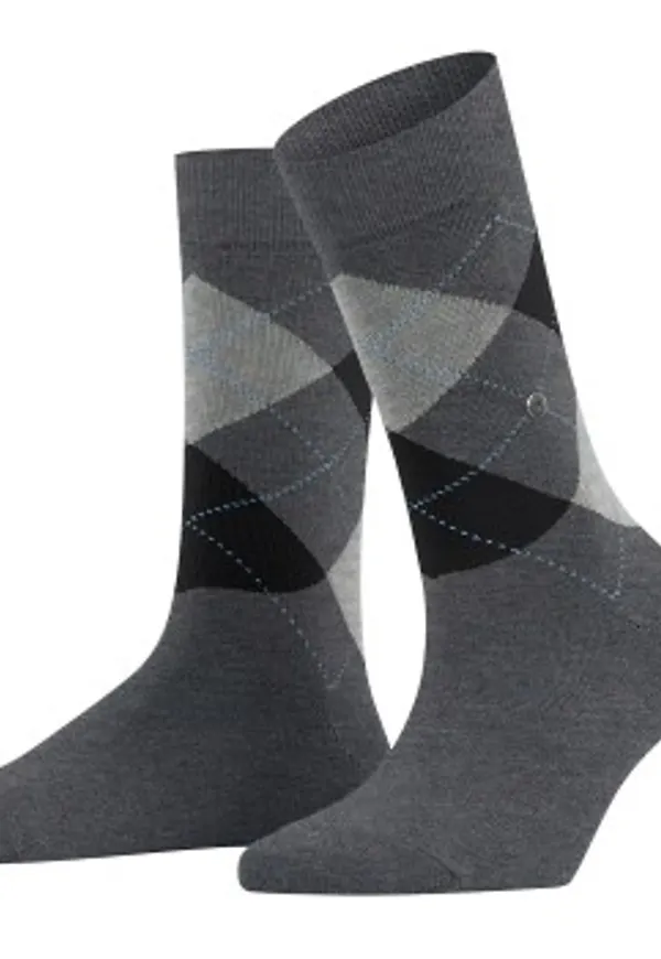 Burlington Strumpor Queen Socks Grå Strl 36/41 Dam