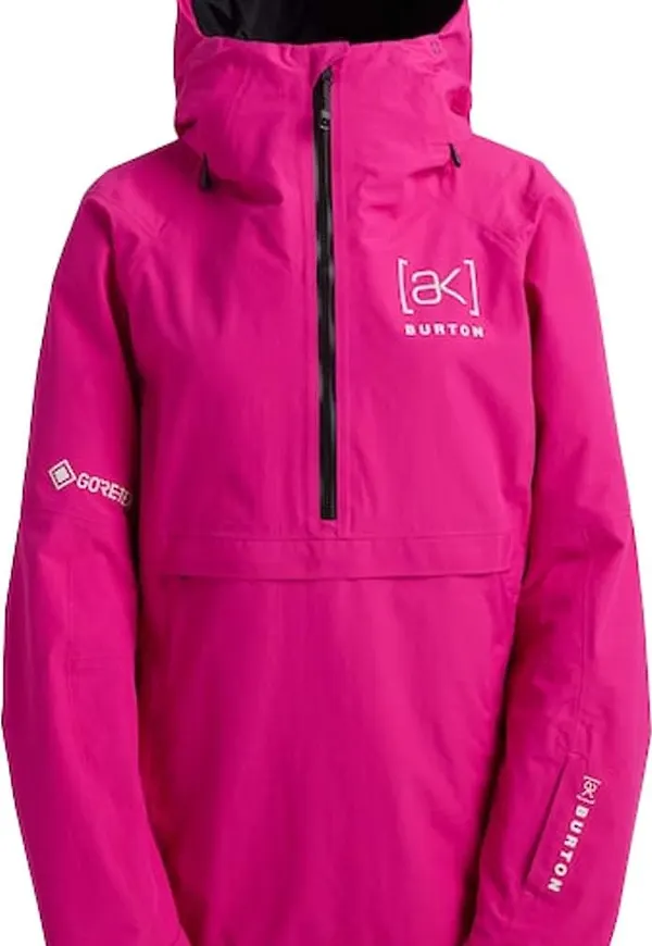 Burton Womens Ak Gore Kimmy Anorak Very Berry
