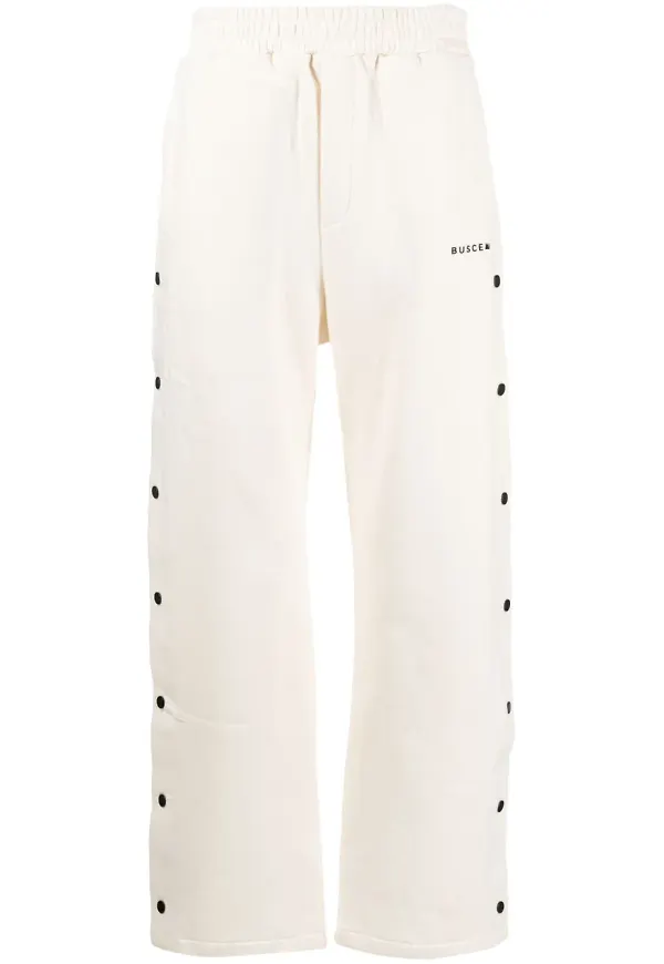 Buscemi sweatpants med knappdetalj - Vit