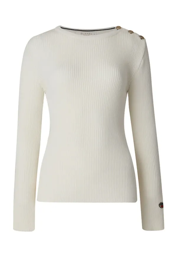 Busnel Noelle Sweater Beige, Dam