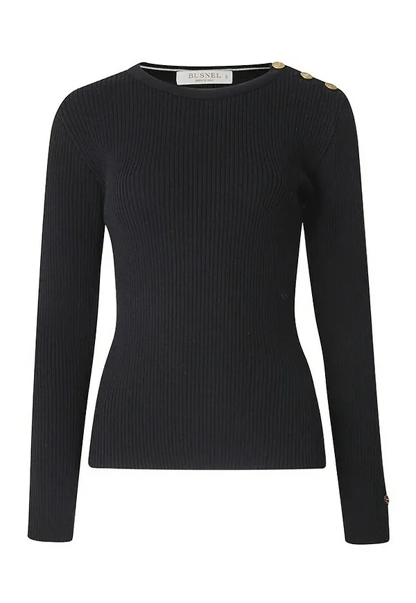 Busnel Noelle Sweater Svart, Dam