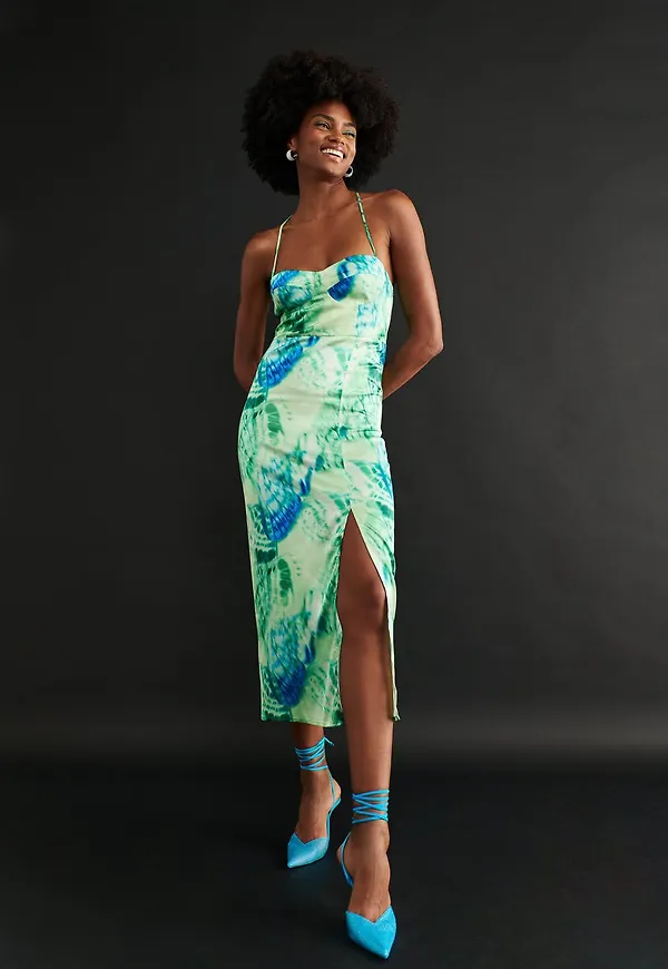 Bust midi dress