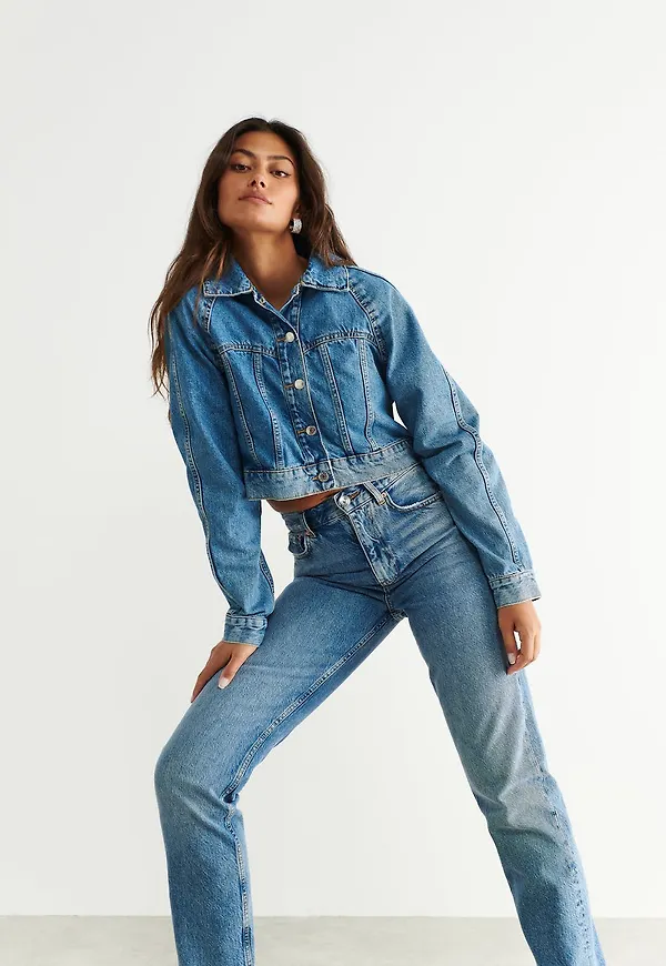 Bustier denim jacket