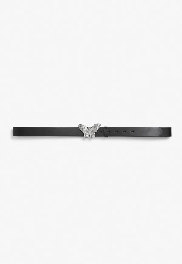 Butterfly buckle belt - Black