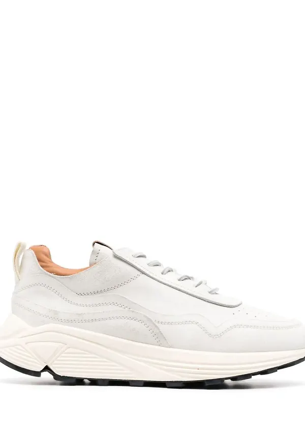 Buttero låga sneakers med rulå - Vit
