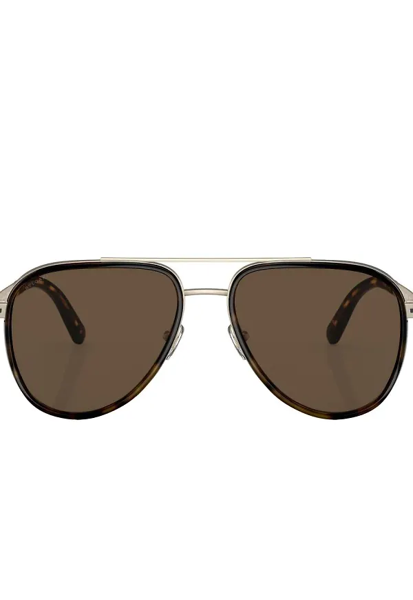 Bvlgari pilotsolglasögon - Brun