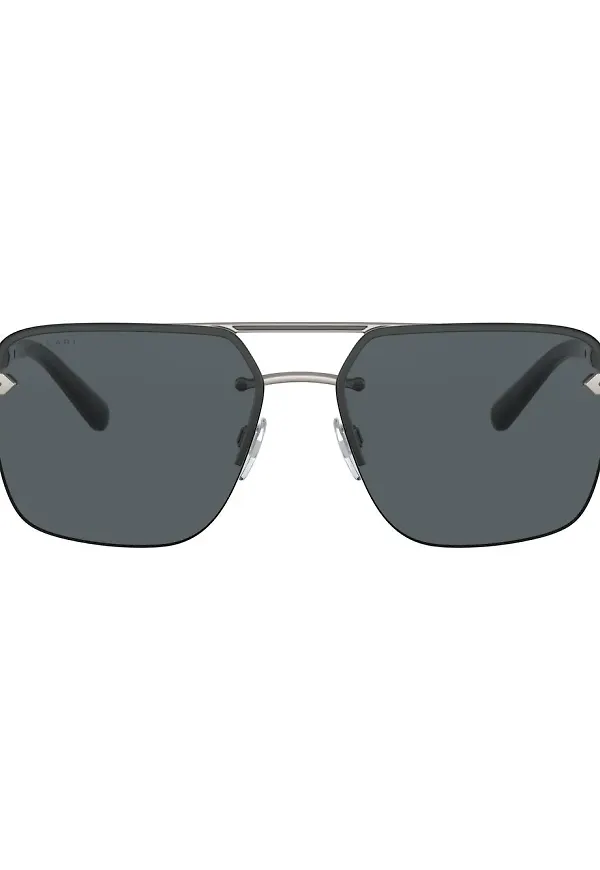 Bvlgari pilotsolglasögon - Silverfärgad