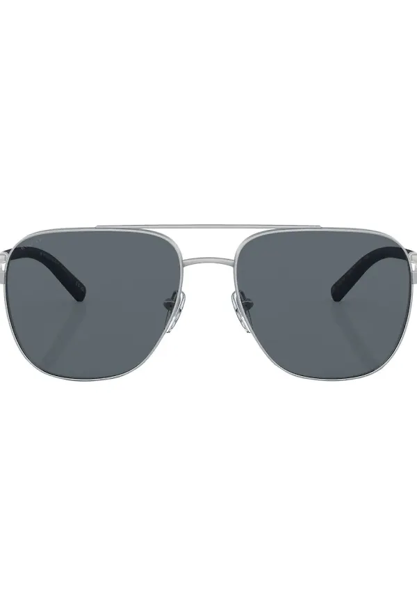 Bvlgari pilotsolglasögon - Silverfärgad