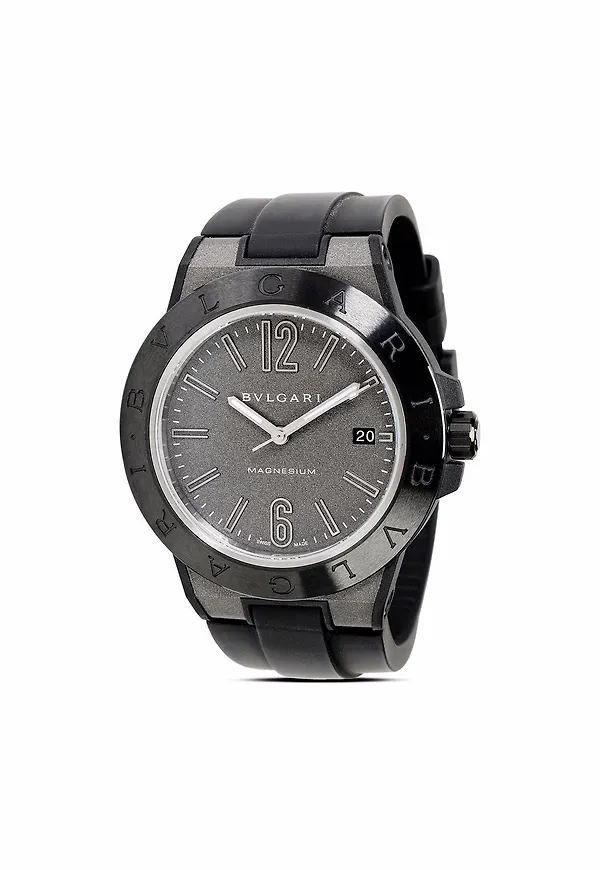 Bvlgari Pre-Owned Pre-owned Diagono 44 mm klocka - Grå