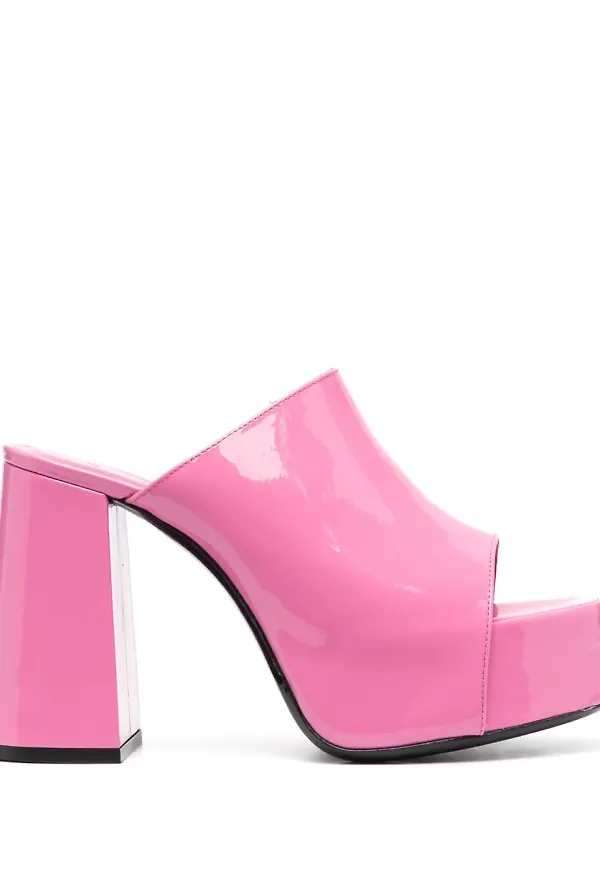 BY FAR Brad platåsandaler 120 mm - Rosa