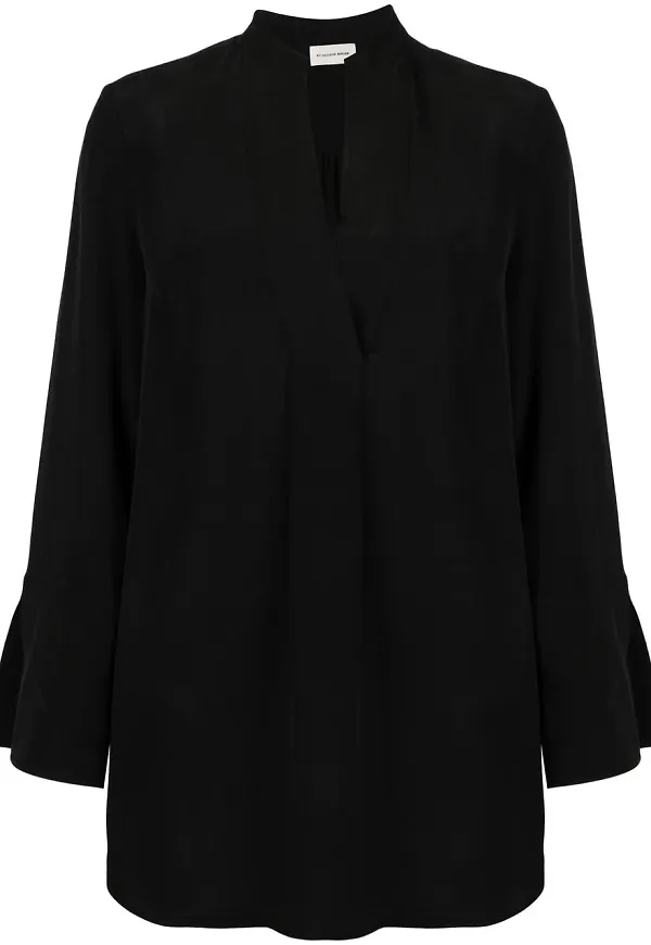 By Malene Birger Flaiy sidenblus - Svart