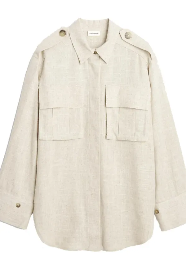 By Malene Birger Jacket Vit, Dam