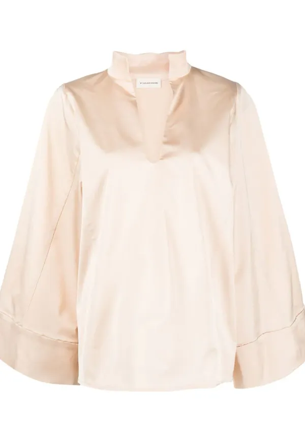 By Malene Birger långärmad blus - Rosa