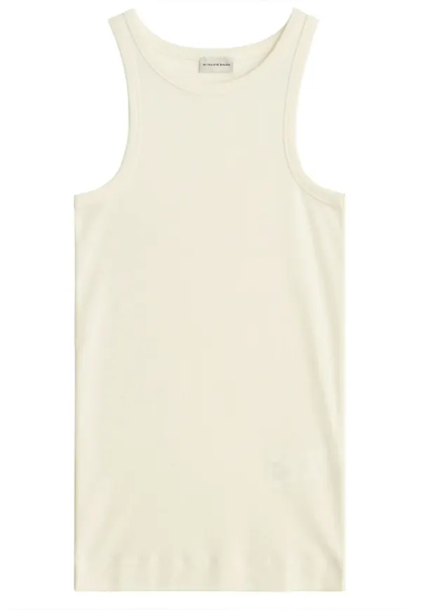 By Malene Birger Sleeveles topp Vit, Dam