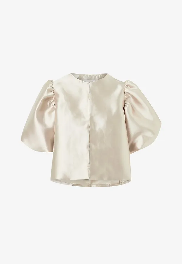 By Malina - Blus Cleo Blouse - Beige