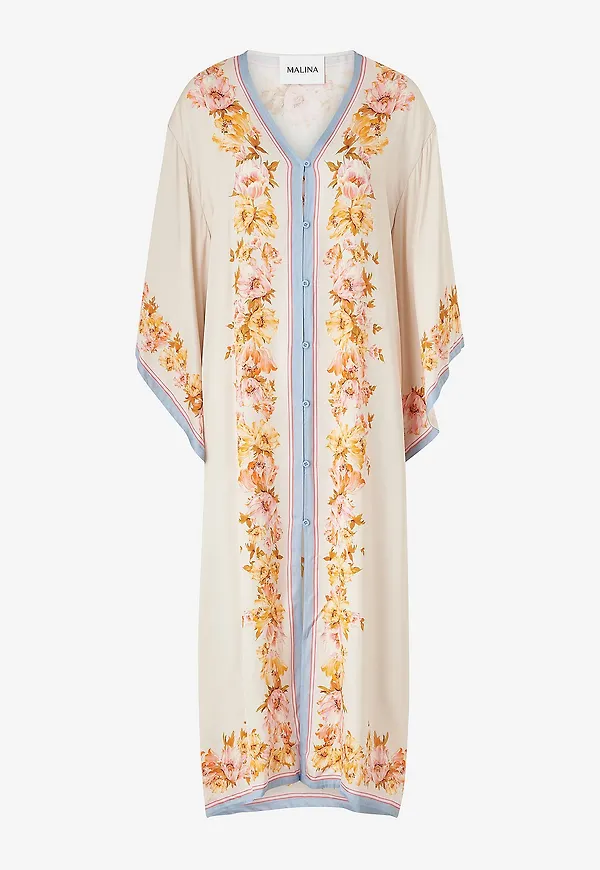 By Malina - Maxiklänning Naya Kaftan - Beige