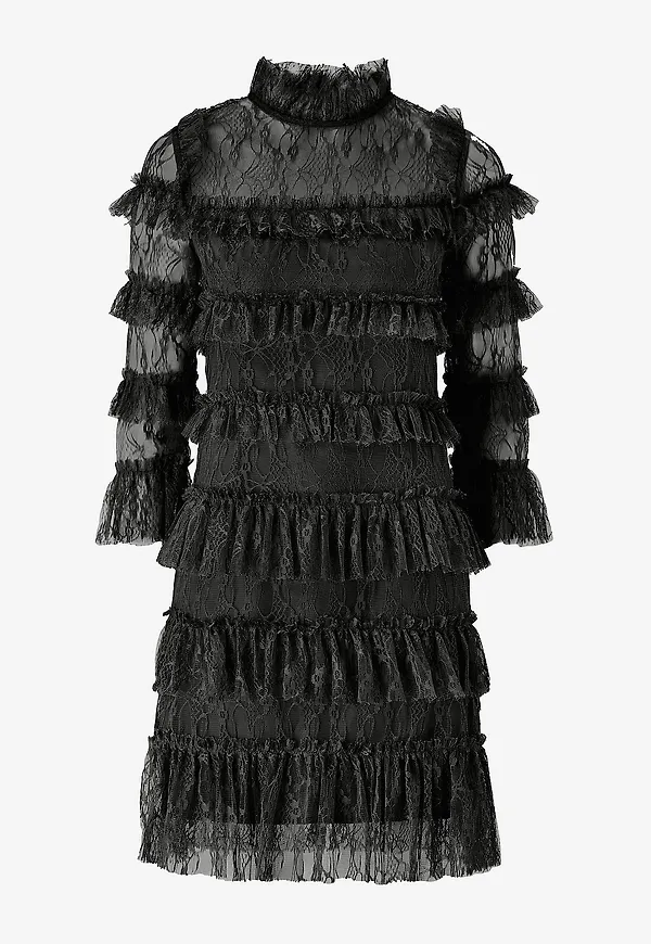 By Malina - Spetsklänning Carmine Mini Dress - Svart