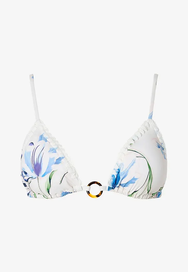 By Malina - Bikinitopp Roselyn Crochet Trimmed - Blå