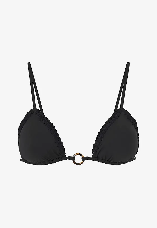 By Malina - Bikinitopp Roselyn Crochet Trimmed - Svart