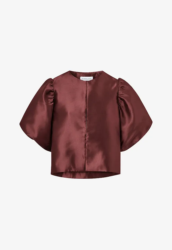 By Malina - Blus Cleo Blouse - Röd