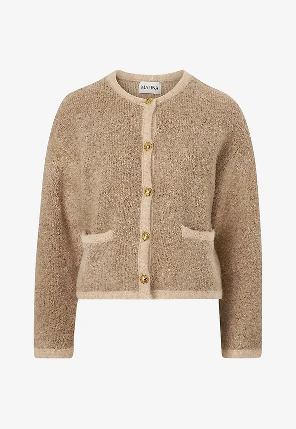 By Malina - Cardigan Carly Wool Blend - Beige