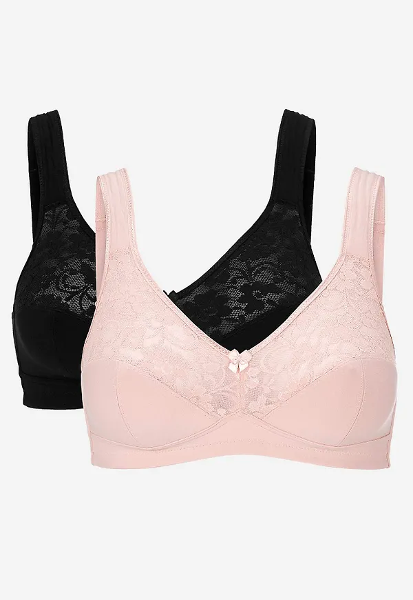 Bygellös mjuk-bh Anna 2-pack